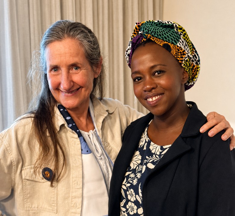 Annie Chitate with wellness educator Barbara O'Neill